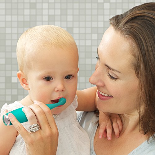 ISSA Mikro De FOREO Es El Cepilo De Dientes Infantil Eléctrico Y Delicado Para Los Niños Más Pequeños (0-5 Años), Pearl Pink, Delicados Filamentos De Silicona Medico, Usb Recargable