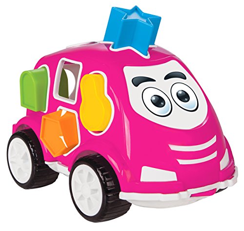 Jamara-460292 Juego de Habilidad Forma Coche, Color Fucsia (460292)