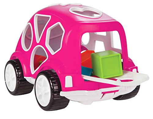 Jamara-460292 Juego de Habilidad Forma Coche, Color Fucsia (460292)