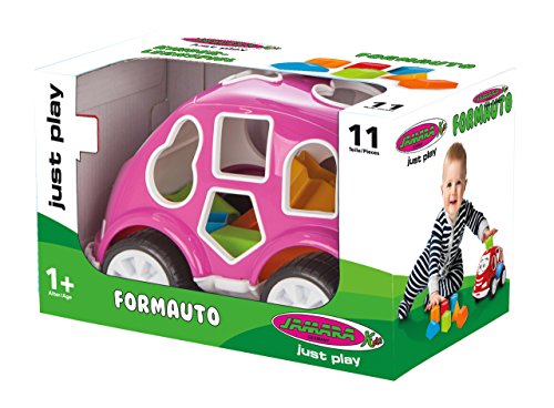 Jamara-460292 Juego de Habilidad Forma Coche, Color Fucsia (460292)