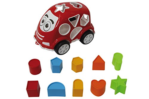 Jamara- Juego de Habilidad Forma Coche, Color Rojo (460290)