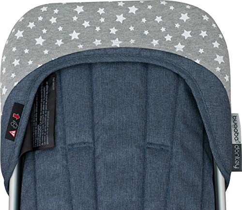 JANABEBE Funda Acolchada para Bugaboo Donkey White Star