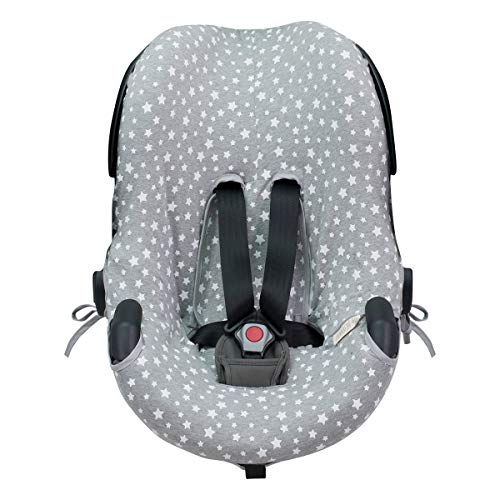 JANABEBE Funda para silla de auto BeSafe iZi Go (White Star)