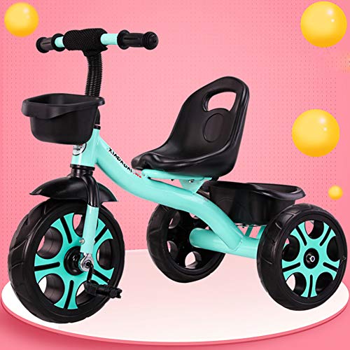 JHSHENGSHI Infantil 3 Ruedas Pedal Trike - Triciclo para niños,Cochecito de bebé Triciclo para niños, Old Child Light Bike Cochecito de bebé para Niño 1-2 Años