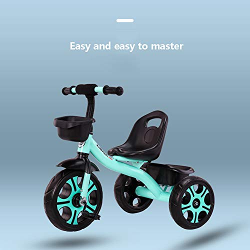 JHSHENGSHI Infantil 3 Ruedas Pedal Trike - Triciclo para niños,Cochecito de bebé Triciclo para niños, Old Child Light Bike Cochecito de bebé para Niño 1-2 Años