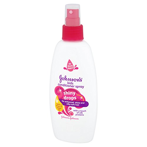 Johnson's Baby Kids Spray acondicionador de gotas brillantes