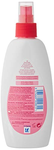 Johnson's Gotas de Brillo Acondicionador en Spray para niños, cabellos más brillantes, suaves y sedosos - 3 x 200 ml