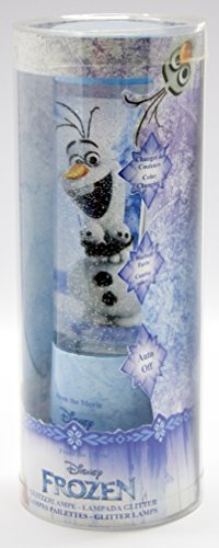 Joy Toy 68894 _ 12 Disney Frozen (Frozen) LED de glitzerlampen en Tube del paquete de pilas, 3 diseños diferentes, 4,5 x 4,5 x 15 cm