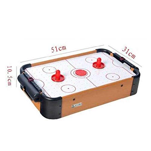 Juego de acción portátil de Ritmo rápidoTabletop Mesa de Hockey de Aire Mini Durable Ligero Mini Juego de Hockey de Aire comprimido Juego para Interiores y Exteriores para niños Adultos