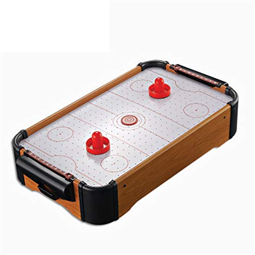 Juego de acción portátil de Ritmo rápidoTabletop Mesa de Hockey de Aire Mini Durable Ligero Mini Juego de Hockey de Aire comprimido Juego para Interiores y Exteriores para niños Adultos