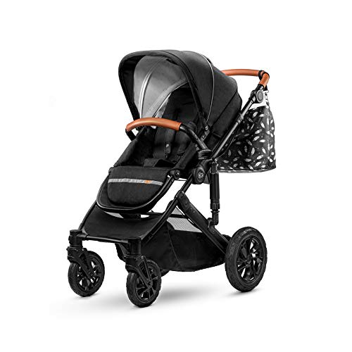 Kinderkraft Carrito Bebé 2 Piezas PRIME 2020, Silla de Paseo, Capazo, Negro