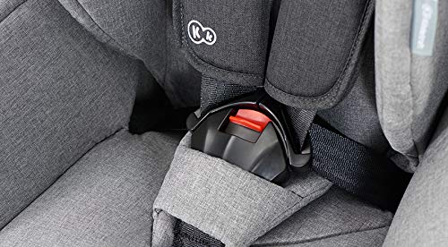 Kinderkraft Silla de Coche Isofix SAFETY FIX, Grupo 1/2/3, 9-36 kg, Azul