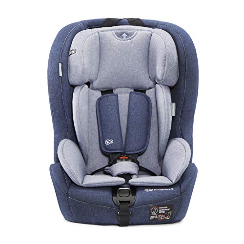 Kinderkraft Silla de Coche Isofix SAFETY FIX, Grupo 1/2/3, 9-36 kg, Azul