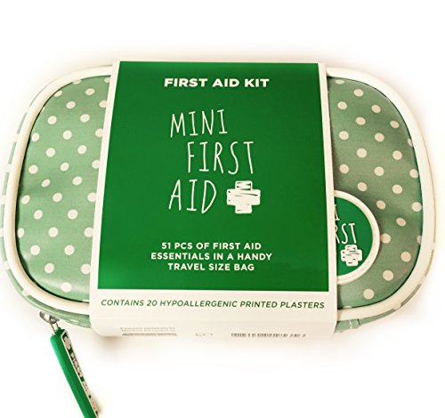 Kit de primeros auxilios Mini First Aid para bebé Perfecto para llevar en el bolso cambiador, el bolso de mano o el coche.