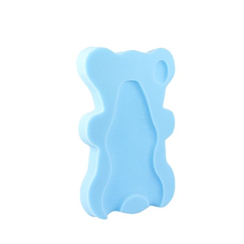 La Vogue Esponja de Baño Asiento de Bebé Soporte Sillita 50.5×31×4CM Azul