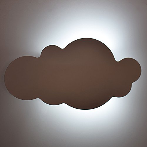 Lampara de pared infantil Nube (Blanco)