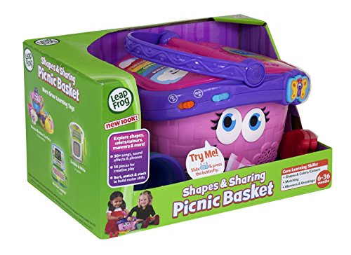 Leap Frog Shapes & Sharing Picnic Basket - Juguetes de rol para niños (Multi)