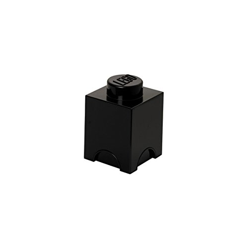 LEGO Bricks - Caja de almacenamiento, color negro (Room Copenhagen 40011733)