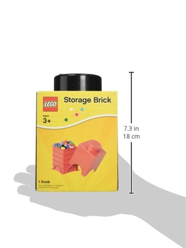 LEGO Bricks - Caja de almacenamiento, color negro (Room Copenhagen 40011733)