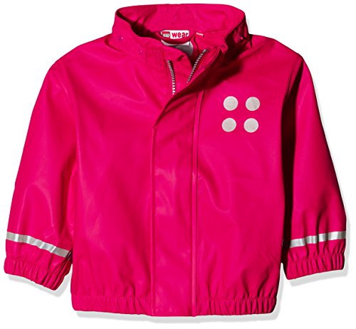 LEGO Jane 101 Chaqueta Impermeable, Bebé-Niñas, Rojo (Red), 74 (Tamaño del Fabricante:74)