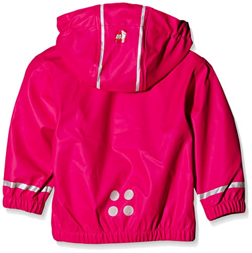 LEGO Jane 101 Chaqueta Impermeable, Bebé-Niñas, Rojo (Red), 74 (Tamaño del Fabricante:74)