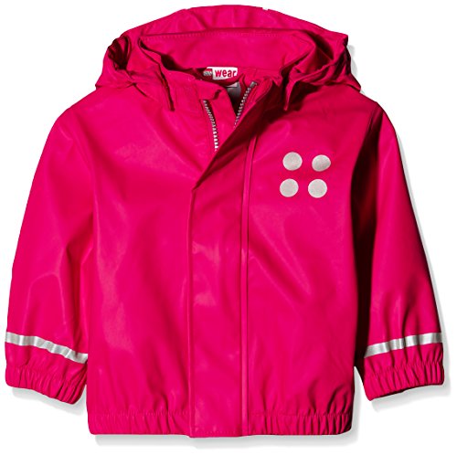 LEGO Jane 101 Chaqueta Impermeable, Bebé-Niñas, Rojo (Red), 74 (Tamaño del Fabricante:74)