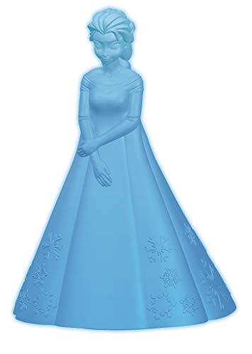 LEXIBOOK NLJ110FZ Disney Frozen Noche Multicolor con Elsa, quitamiedos fría y Segura NLJ110FZFrozen, Luz Nocturna de Color para niños