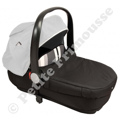 'LOOPING, capazo coche para cochecito gemelar"Apollo, negro (Black Collection)