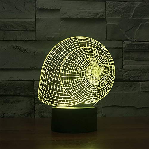 Luz de la noche Snail Image Online Usb Led Gifts para amigos y familiares se puede colocar al lado de la cama