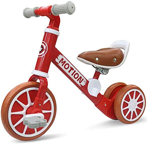 MAGO Triciclo infantil multifunción Bike Balance Adecuado for 2-5 bebé de los años Ejercicio Montar dos en uno envío de regalos de Navidad de los niños (Color : Red)