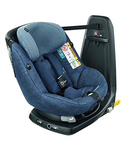 Maxi-Cosi AXISSFIX AIR 'Nomad Blue' - Silla de auto giratoria i-Size desde los 61 hasta los 105 cm, grupo 1, unisex, color nomad blue