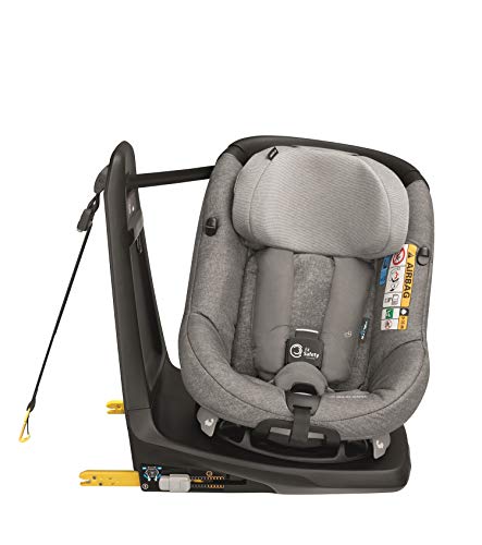 Maxi-Cosi AXISSFIX AIR 'Nomad Grey' - Silla de auto giratoria i-Size desde los 61 hasta los 105 cm, grupo 1, unisex, color nomad grey