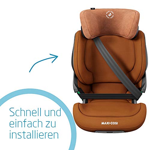 Maxi-Cosi Kore Silla de coche grupo 2/3 isofix I-Size, 15-36 kg, Protección lateral superior, crece con el niño desde 4 hasta 12 años, color Authentic Cognac