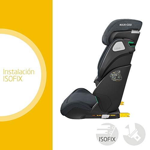 Maxi-Cosi Kore Silla de coche grupo 2/3 isofix I-Size, 15-36 kg, Protección lateral superior, crece con el niño desde 4 hasta 12 años, color Authentic Graphite