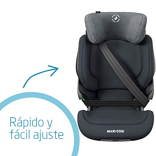 Maxi-Cosi Kore Silla de coche grupo 2/3 isofix I-Size, 15-36 kg, Protección lateral superior, crece con el niño desde 4 hasta 12 años, color Authentic Graphite