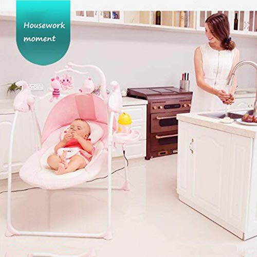 Mecedora Bebé Mecedora Swings y Silla Mecedora de bebé Cama reclinable soñoliento Shaker Multi-función Mecedora Mecedora, Adecuada Desde el Nacimiento