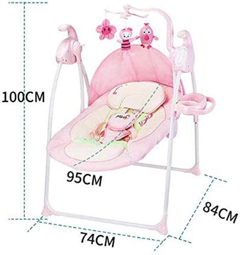 Mecedora Bebé Mecedora Swings y Silla Mecedora de bebé Cama reclinable soñoliento Shaker Multi-función Mecedora Mecedora, Adecuada Desde el Nacimiento