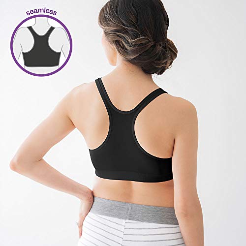 Medela Schlaf Bustier Sujetador de lactancia, Negro (schwarz), 75 C, Talla S, para Mujer