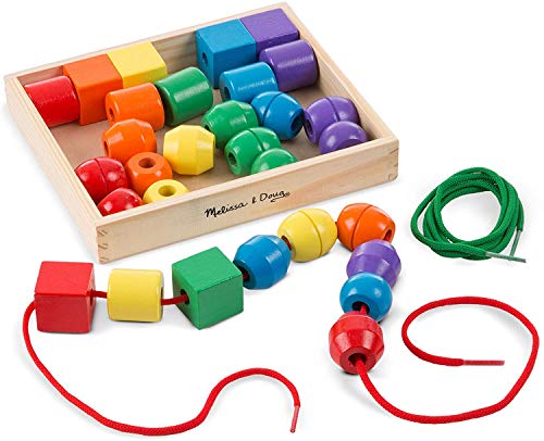 Melissa & Doug - Cuentas primarias para Atar (10544)