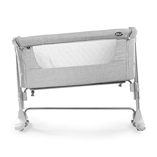 Mini Cuna Teeny Colecho Incluye Mosquitera Gris Perla de MS 430105