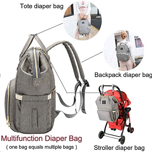 Mooedcoe Mochila Pañales Maternal Bolso Carro Bebé Mochila Carrito Bebe Impermeable