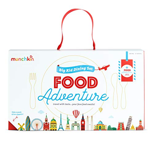 Munchkin Set De Alimentación Para Niños Grandes Food Adventure Splash, Morado 1 unidad 540 g