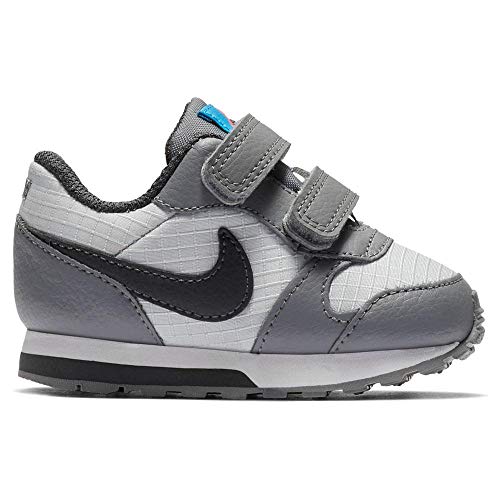 Nike MD Runner 2 (TDV) - Zapatillas de Estar por casa Bebé Unisex, Multicolor (Pure Platinum/Anthracite/Cool Grey 015) 18.5 EU