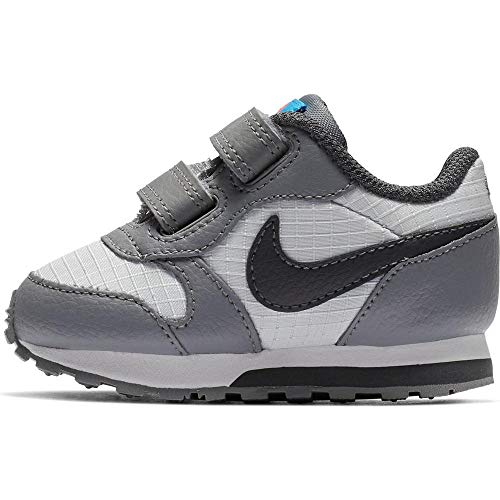 Nike MD Runner 2 (TDV) - Zapatillas de Estar por casa Bebé Unisex, Multicolor (Pure Platinum/Anthracite/Cool Grey 015) 18.5 EU