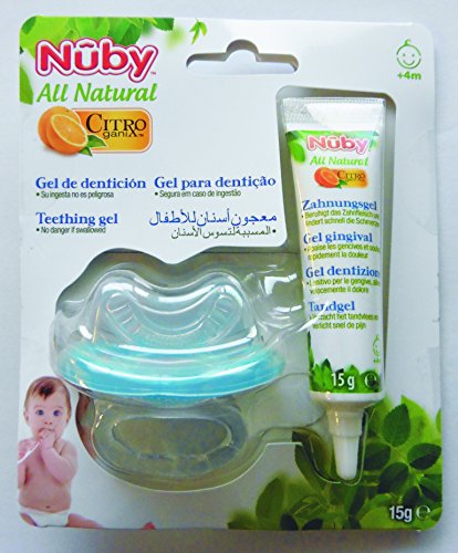 Nuby CG23015ARENPOSP Gel de Dentición Citroganix y Gum Eez, 15 g