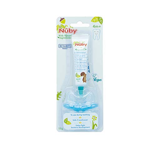 Nuby - Combo Set:  Gel gingival & mordedor Gum-eez – 15g  - 0m+