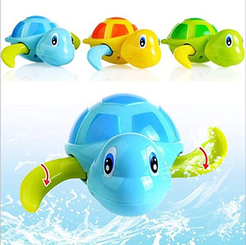 OPAKY Nuevo Bebé Niños Multi-Tipo Wind Up Tortuga Cadena de Baño Ducha Clockwork Toy Juguete para Baño Regalos Originales y de Broma