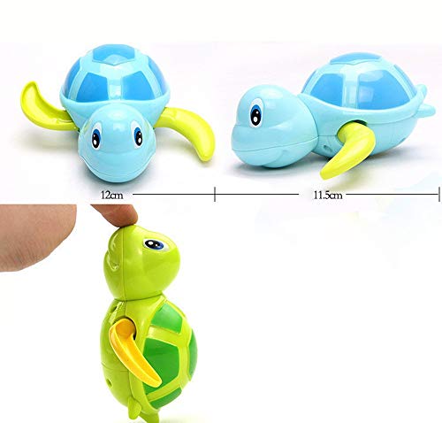 OPAKY Nuevo Bebé Niños Multi-Tipo Wind Up Tortuga Cadena de Baño Ducha Clockwork Toy Juguete para Baño Regalos Originales y de Broma