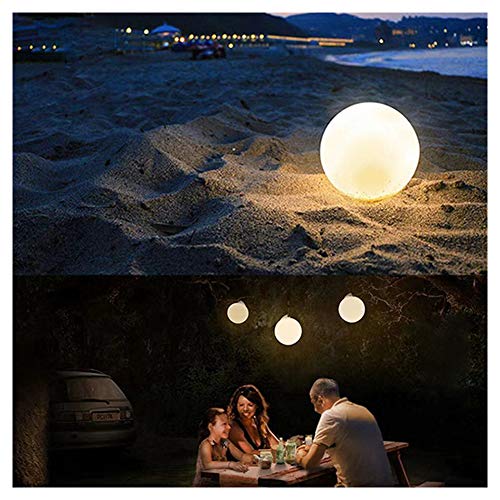 OUY - Luz de noche moderna y minimalista, impermeable al aire libre, luz de noche de coco plegable, impermeable y resistente a las caídas, luz de noche LED portátil, plástico, Multicolor, Size