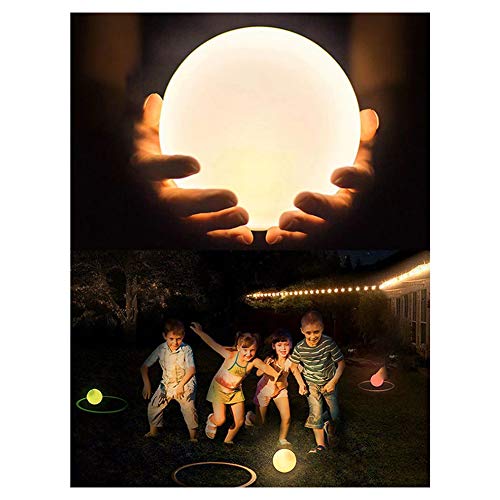 OUY - Luz de noche moderna y minimalista, impermeable al aire libre, luz de noche de coco plegable, impermeable y resistente a las caídas, luz de noche LED portátil, plástico, Multicolor, Size